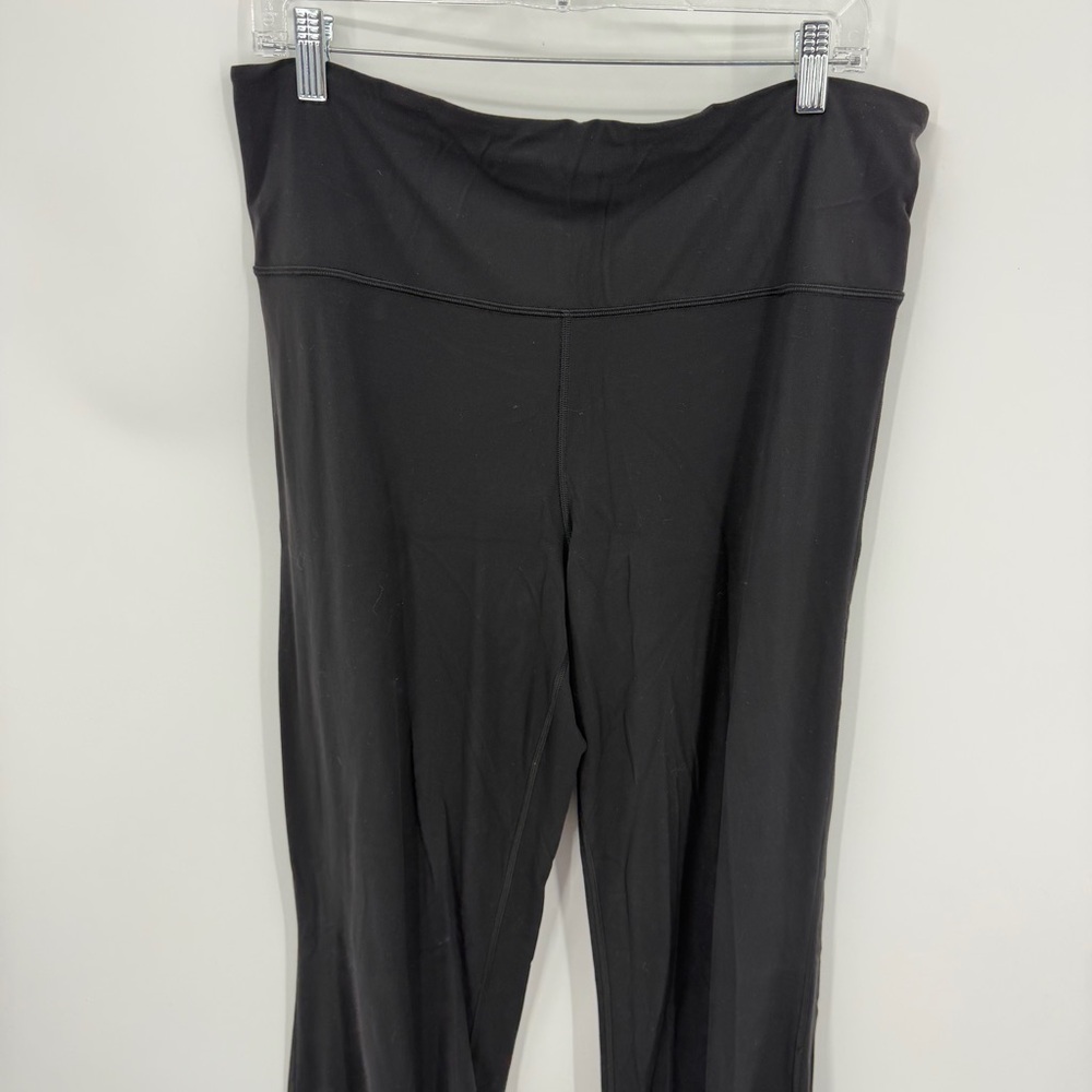 Athleta Elation Split Flare Yoga Pant‎ black size 2X - Picture 2 of 9